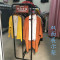 中岛服装展示架新款服装店双排货架铁艺货架加固型两边挂衣服架子_6 无板长度100cm（白色）