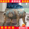 欧式换鞋凳布艺沙发凳梳妆凳化妆凳新古典坐凳小凳圆凳南瓜凳_7 蓝色花纹+银色脚