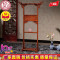 东阳红木家具非洲花梨木实木中式衣帽架挂衣架子仿古古典客厅卧室_13 按照颜色、头型、中间板类型选择