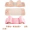婴幼儿小孩定型枕宝宝新生儿枕头简约小清新初生男女宝宝款四季通用枕头 荞麦枕+换洗枕套+凉席（女宝）
