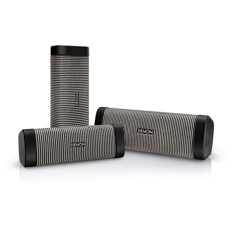 天龙(denon)dsb150bt 无线迷你便携桌面音响 户外蓝牙手机音箱 浅黑色