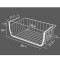 橱柜下挂篮收纳架厨房收纳挂篮衣柜置物架可层叠加吊柜篮子整理架 黑色