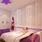 客厅卧室墙纸现代简约3D立体地中海无纺布壁纸条纹撒银加厚_0 粉红色2092