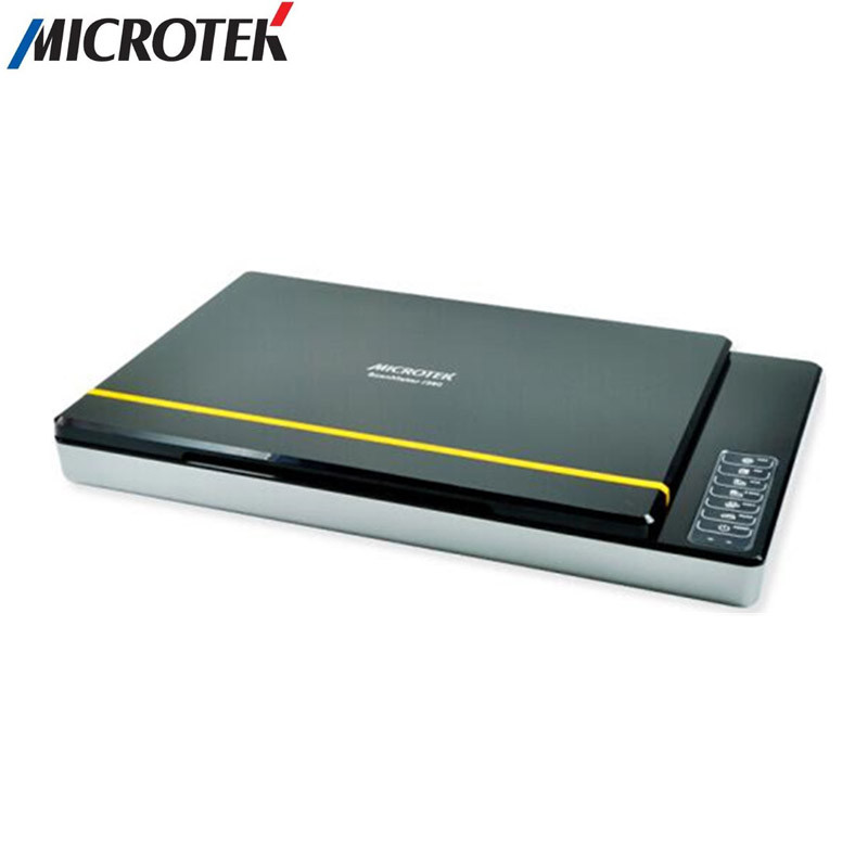 中晶（MICROTEK) ScanMaker i360 中晶平板式A4轻薄高速扫描仪高清家用文档平板式扫描仪黑色