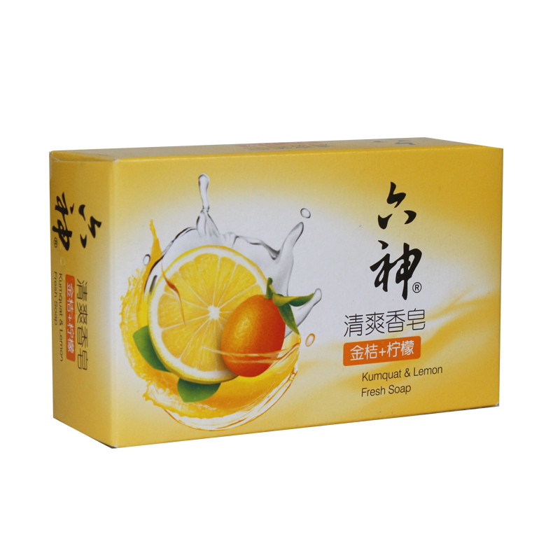 六神 清爽 香皂（金桔+柠檬）125g（单位:块）