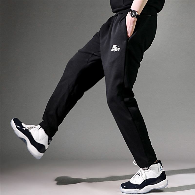 Nike/耐克 男裤 运动裤针织透气收腿小脚长裤 805155-010-091 S(165/72A) AJ2330-010
