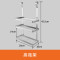 不锈钢厨房置物架墙上壁挂式家用多功能五金挂件挂架子 高瓶调味架
