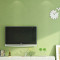 绿色壁纸家用室内蚕丝小清新绿壁纸卧室电视背景墙无纺布墙纸温馨 米绿色