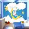 大型壁画布哆啦A梦机器猫蓝色卡通儿童房间卧室背景墙壁纸3d墙纸_7 拼接无纺布/每平米