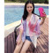 欧美夏季丝巾旅游开车披肩围巾两用海边防晒沙滩巾女春秋韩国纱巾_32 水墨印象-红色系