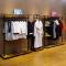 复古铁艺服装架女装服装店展示架上墙货架落地式挂衣架衣帽陈列架生活家居家装建材及五金商业办公_5 四层实木置物架