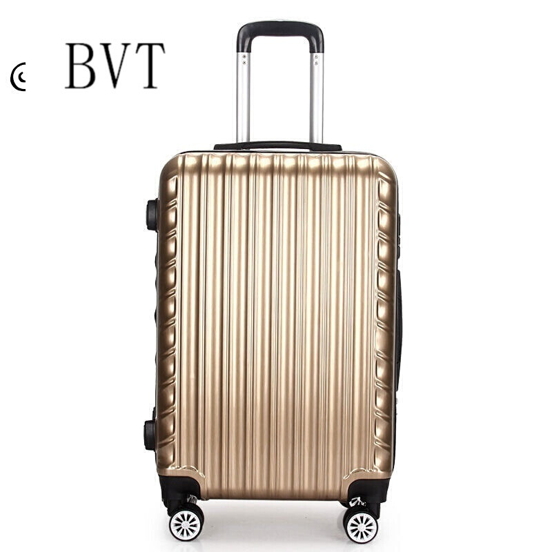 BVT旅行箱男女拉杆箱万向轮行李箱包20/24吋 20寸 土豪金