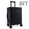 BVT铝镁合金旅行箱静音万向轮行李箱20寸登机箱海关锁密码箱 24寸 玫瑰金