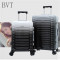 BVT新款铝框拉杆箱渐变色行李箱20/24/26寸箱子海关锁密码旅行箱女拉杆箱万向轮 #24寸 黑色