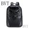 BVT猫头鹰双肩包男时尚个性背包女韩版街头潮流pu皮创意搞怪旅行书包_5 金色
