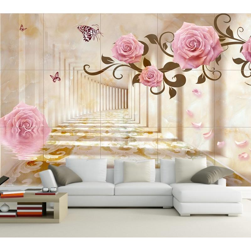 客厅大型3d立体无缝电视背景墙纸墙壁纸墙纸_5_2 高档无缝珍珠（整幅）