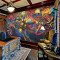 环保欧式大型壁画酒吧KTV3D立体墙纸咖啡店壁纸抽象摇钱树壁画_2 无缝真丝布/每平米