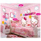儿童房墙纸女孩卧室床头背景墙壁纸hellokitty猫卡通公主大型_6