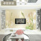 定制中国风3D电视背景墙纸壁纸卧室客厅沙墙布郁金香壁画无缝 无缝真丝布一平米