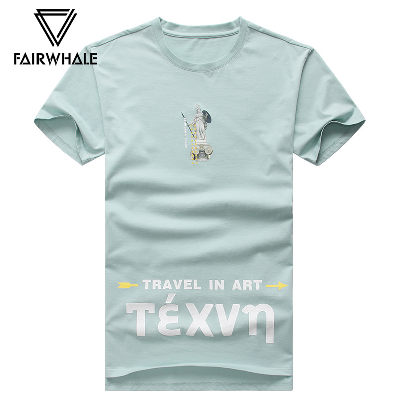 马克华菲短袖T恤男2018夏季新款韩版宽松打底衫男装半袖体恤潮流 165/S 绿色