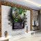 电视背景墙壁纸客厅3D立体墙布墙砖恐龙影视背景墙纸大型壁画卧室 无缝无纺布（整张/平方）