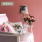 壁纸简约现代宜家素色卧室客厅粉色系环保无纺布墙纸 RQ1610103