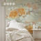 大花新中式壁纸客厅婚房卧室墙纸定制无缝墙布电视背景墙壁布 颜色B