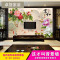 电视背景墙壁纸无缝大型壁画客厅中式无纺布墙纸3D立体墙布牡丹 工程无纺布一平米