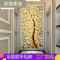 3D立体财树无纺布壁画客厅玄关背景墙壁纸墙纸餐厅过道走廊油画 无缝德国宣绒布（一整张）
