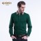 Edenbo/爱登堡2017春季商务polo领T恤男长袖新款丝光棉T恤衫正品 170/88/L 墨绿（27）