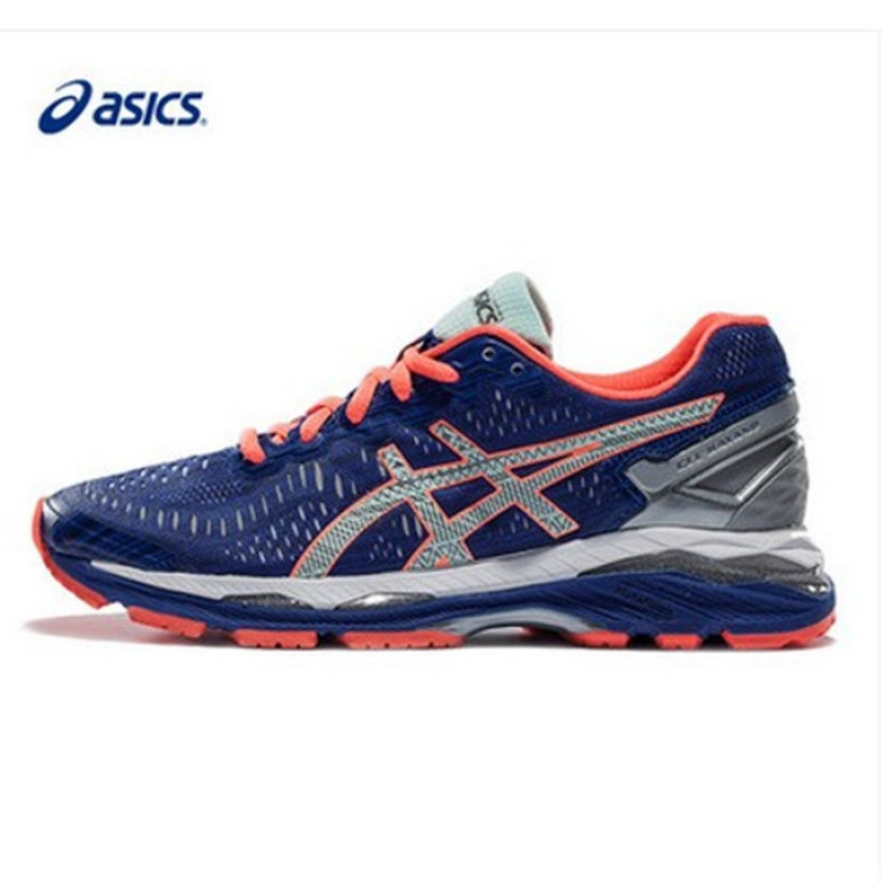 ASICS亚瑟士GEL-KAYANO23夜跑运动鞋稳定跑鞋女跑步鞋T6A6N-4593 蓝色T6A6N-4593 39