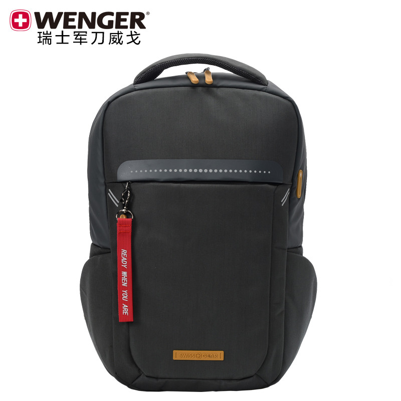 Wenger/威戈威戈SWISS GEAR创想家系列休闲背包14英寸电脑包男女 灰色