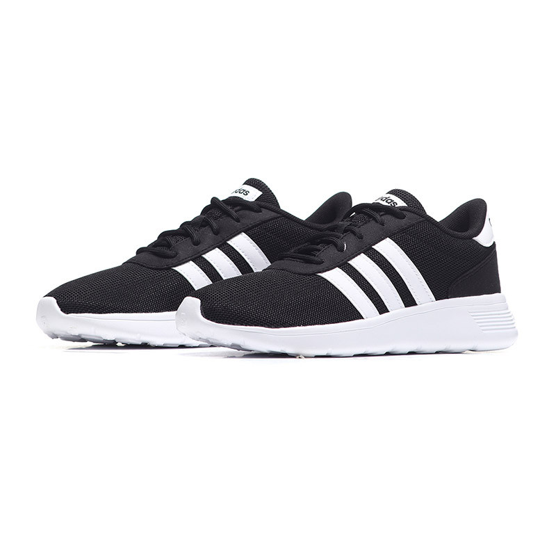 adidas阿迪达斯NEO女子休闲鞋2018新款休闲运动鞋DB0575 DB05751号黑色+亮白 39码