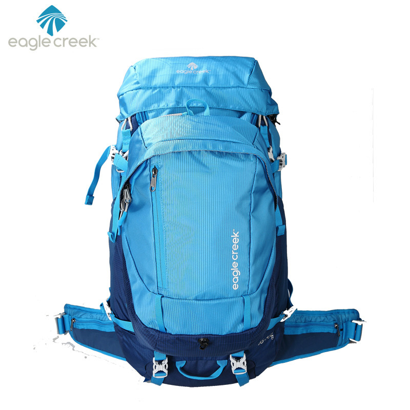 美国eaglecreek 户外子母双肩包旅行徒步登山包 60L/85L 男女款_fTS41 北卡蓝60L