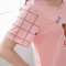 爱伊琪 2018夏季新款睡衣女士短袖短裤宽松休闲大码薄款家居服套装 XL 短袖脚印猫