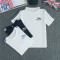 依伶梦平铺图夏季新款情侣装韩版刺绣百搭短袖T恤女 3XL 1764黑色