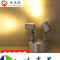 led射灯充电电池灯自带电源路引灯婚庆珠宝柜台夜市地摊格子铺 2x3W暖光(可吸到玻璃)