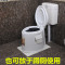 孕妇马桶老人塑料家用坐便器成人老年人移动座便器室内防臭坐便椅_8 默认尺寸 5代普通款卡其单桶房间用实心桶