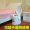 孕妇马桶老人塑料家用坐便器成人老年人移动座便器室内防臭坐便椅_8 默认尺寸 5代普通款卡其单桶厕所用空心桶