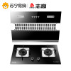志高(CHIGO)欧式直吸油烟机燃气灶具烟灶套餐F810+F216A (液化气)