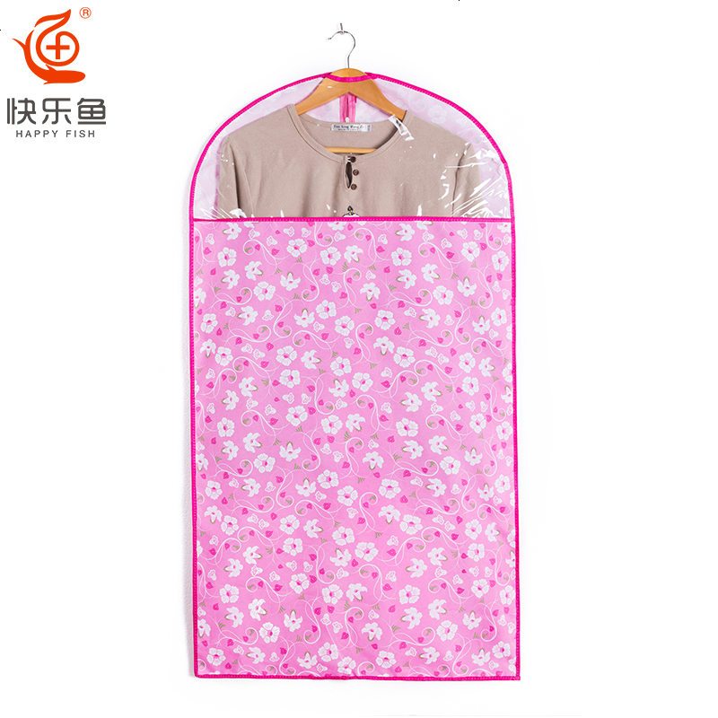 透视衣服防尘罩家用挂式大衣罩可水洗防灰尘西服收纳袋子_578 60*90cm小号可水洗_婀娜多姿