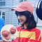 韩版粉色防晒帽子女夏季时尚字母刺绣鸭舌帽学生出游百搭棒球帽潮_12 70S黑色