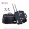 拉杆包男女手提旅行包袋大容量轻便折叠拖杆包学生行李包 黑