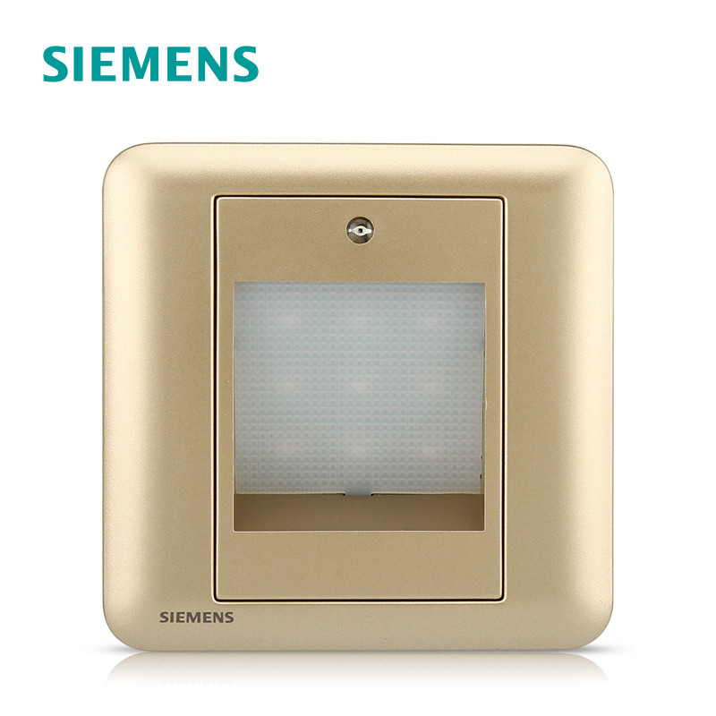 西门子(SIEMENS)开关插座 皓睿砂釉金系列壁脚灯5UH01453NC03