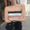 2018夏季新款彩虹条纹抹胸性感吊带修身短款上衣裹胸打底背心女装_1 均码 黑边