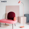 灿烂星空 北欧现代简约客厅沙发卧室床头书房创意个性led马卡龙立式落地灯 粉红色