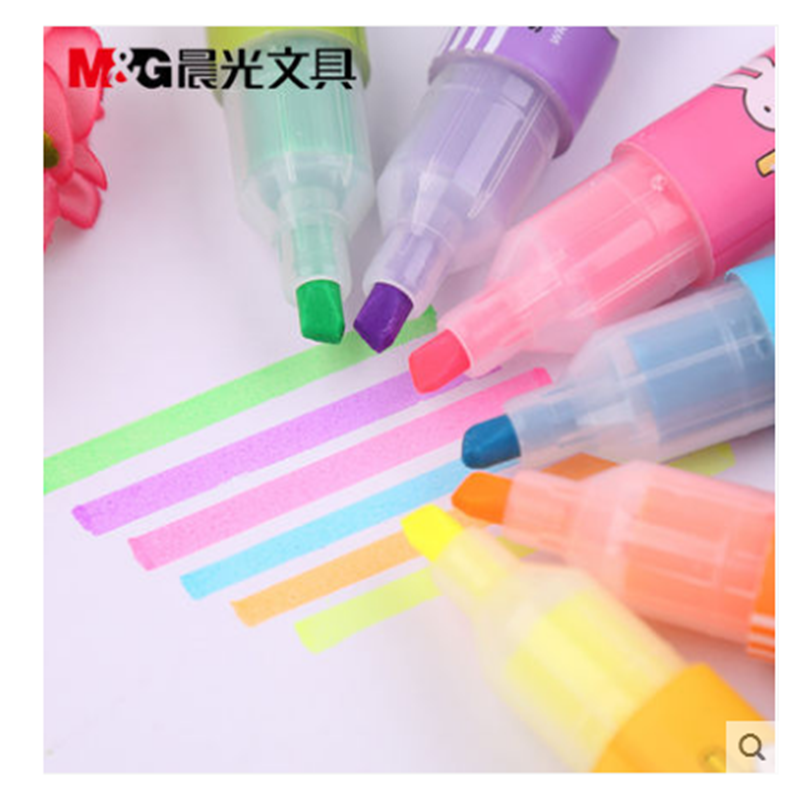 晨光MF-5301荧光笔 米菲香味荧光笔 米菲萤光笔 桔色色荧光笔