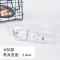 塑胶透明腰带女简约百搭韩国学生装饰个性圆扣连衣裙子皮带窄方扣_1 100cm 水钻扣