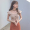 夏季韩版性感短款纽扣上衣修身百搭打底衫无袖外穿针织小背心女装 均码 黑色