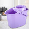 纳爱家(naaijia)拖布桶拖把清洗桶家用手动洗地拖桶挤水桶拖把桶单桶 小号紫色